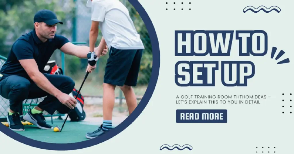 how to set up a golf training room ththomideas